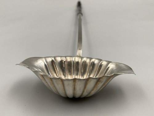 Mestolo da dessert in argento P B Berthier Philippe Minerve Bigorne XIX secolo