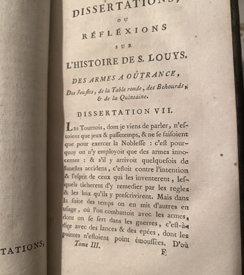From the largest project of Memoirs published in the 18th century "The Life of Bertrand Duguesclin" 1785