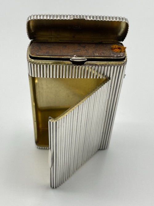 Boîte à Cigarette Et Pyrogène En Argent Poinçon Russe