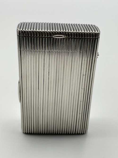 Boîte à Cigarette Et Pyrogène En Argent Poinçon Russe