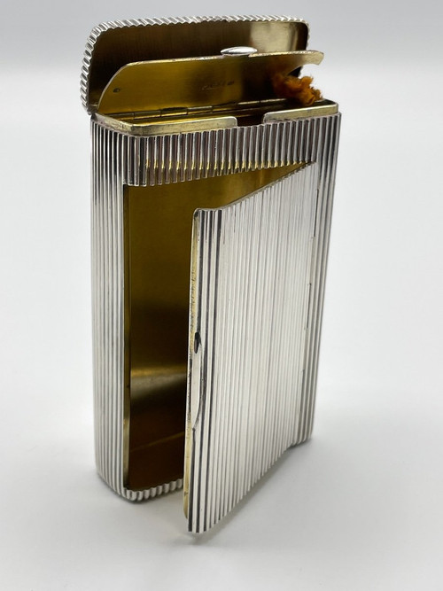 Boîte à Cigarette Et Pyrogène En Argent Poinçon Russe