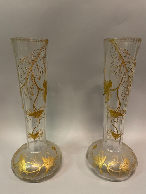 Pair Of Art Nouveau Vases