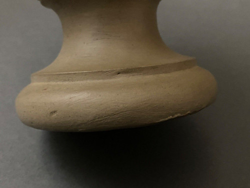Da Jean-Antoine Houdon Busto in terracotta patinata di Louise Brongniart