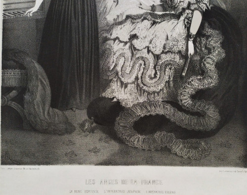 Kaiserin Eugénie Joséphine Lithographie 19