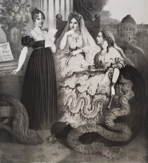Kaiserin Eugénie Joséphine Lithographie 19