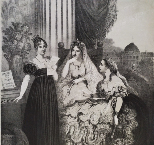 Kaiserin Eugénie Joséphine Lithographie 19