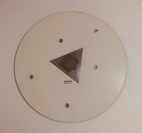 Galvorame round wall mirror,