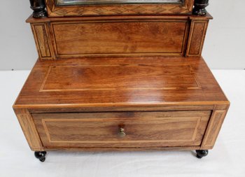  Psyché de Commode, en Amarante et Citronnier, époque Empire – Début XIXe 