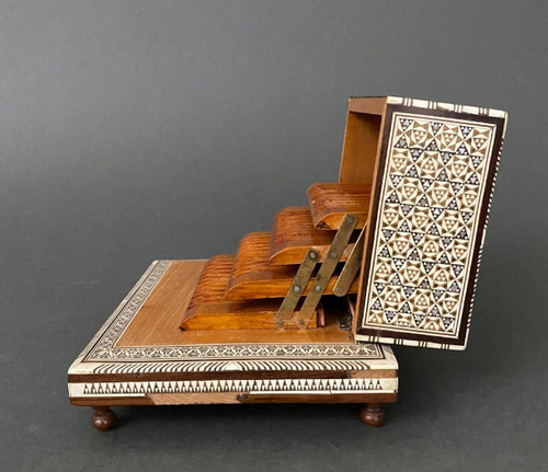 Orientalische Zigarettendose aus Perlmuttintarsien Musikbox XX.