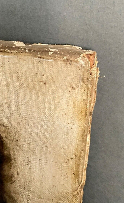 Öl auf Leinwand, Porträt eines jungen Mädchens aus dem 19. Jahrhundert