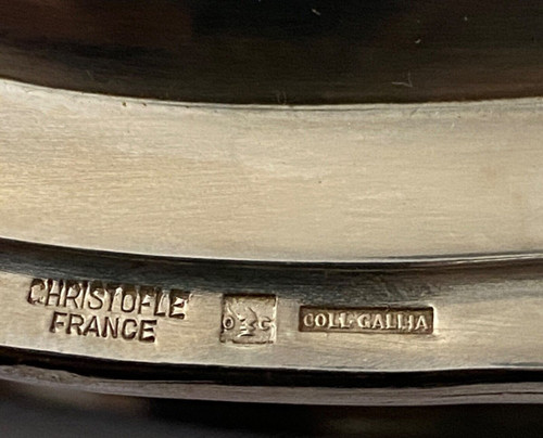Christofle France silver-plated sauce boat, Gallia collection 20th century