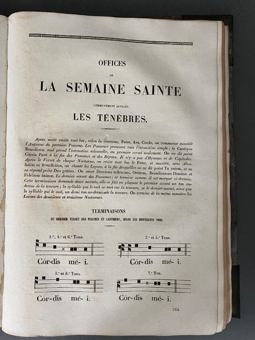 Buch Psalter Diözese Nantes J.-F. de Hercé Imp. Bourgine 1847