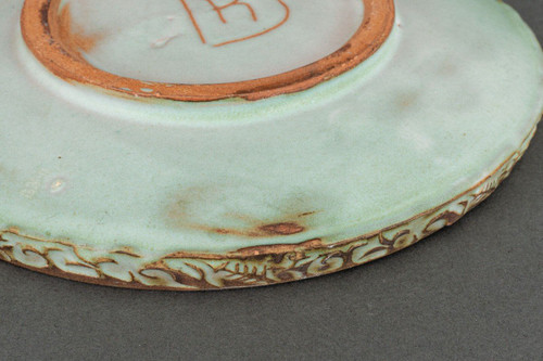 Gilbert Portanier Denise Ramamgno Vallauris coppa monogramma DR 1960