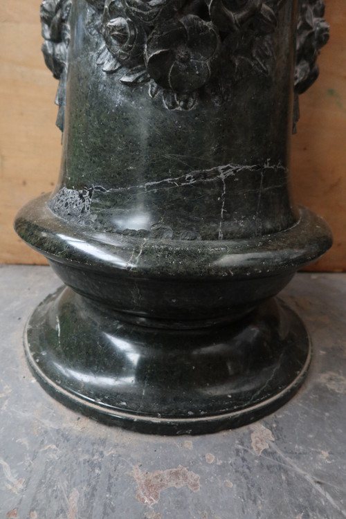 marble saddle column rotating base