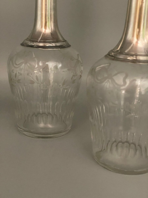 Pair De Carafe Louis XVI
