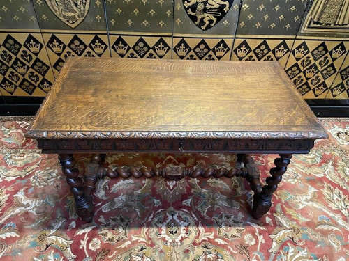 Console - Bureau plat de style Louis XIII