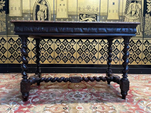 Console - Bureau plat de style Louis XIII