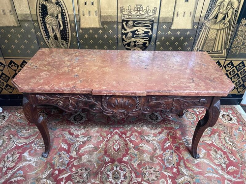 Console - Table à gibier époque Louis XV