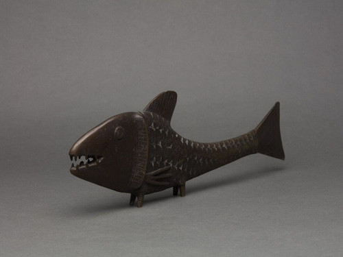 Carpe en bronze du Japon début XXe patine chocolatée