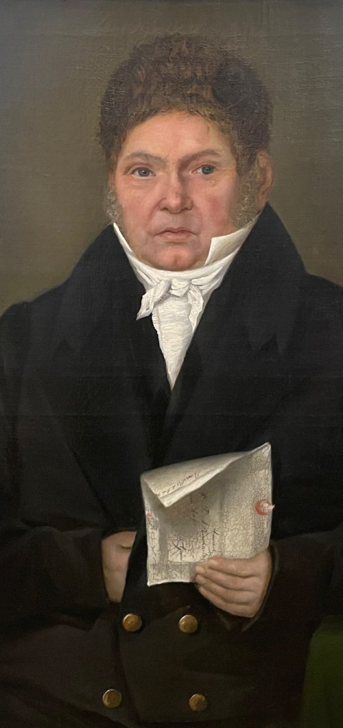 Portrait De Notable XIX Siècle