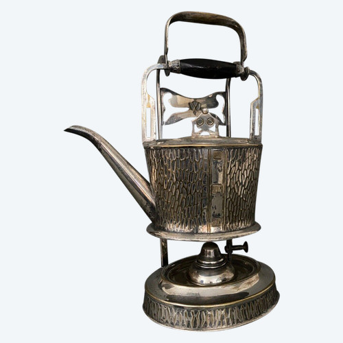 Silver plated samovar 1900 Art Nouveau Arts and Crafts GBN 20th century