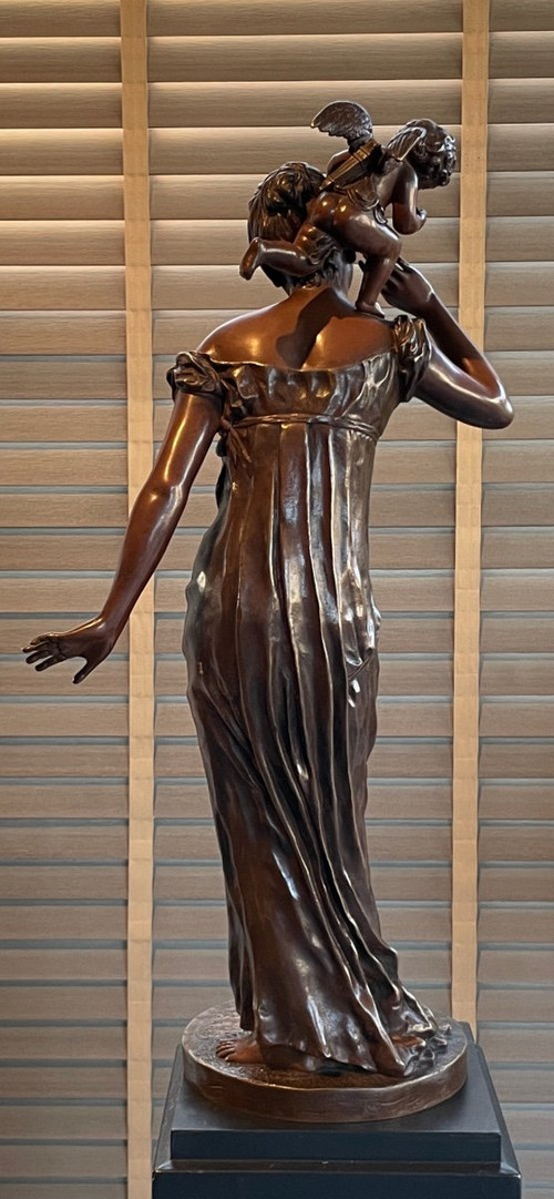 Elegante bronzo del XIX secolo Er. Bisson