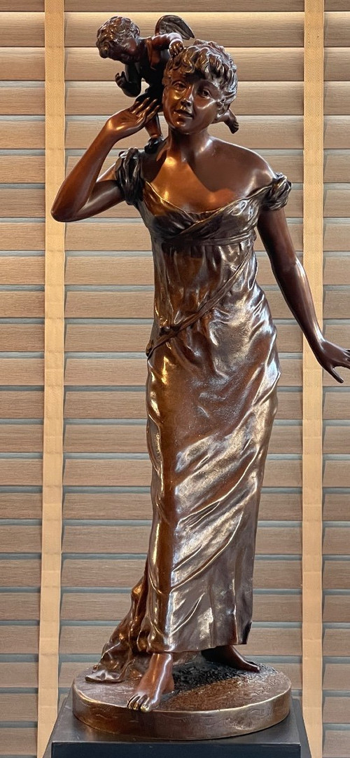 Elegante bronzo del XIX secolo Er. Bisson