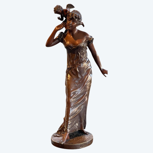 Elegante bronzo del XIX secolo Er. Bisson