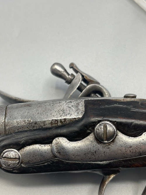 Pistola da viaggio d'epoca Luigi XV