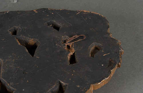 Geschnitztes vergoldetes Holzpaneel mit Drachendekor China Indochina XIX.