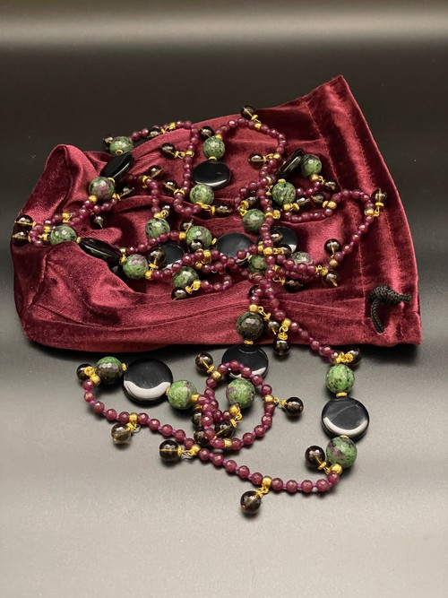  Collana lunga in stile Art Déco