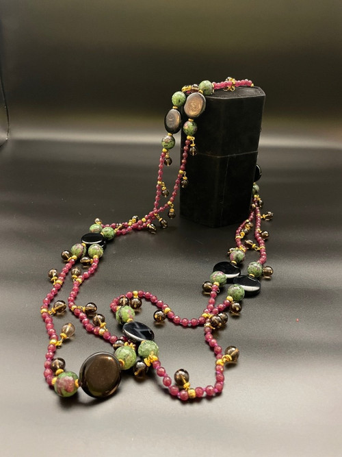  Collana lunga in stile Art Déco