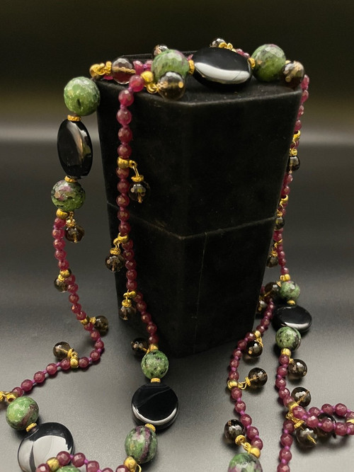  Collana lunga in stile Art Déco