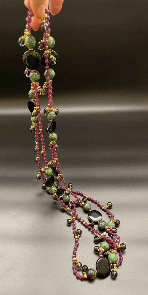  Collana lunga in stile Art Déco