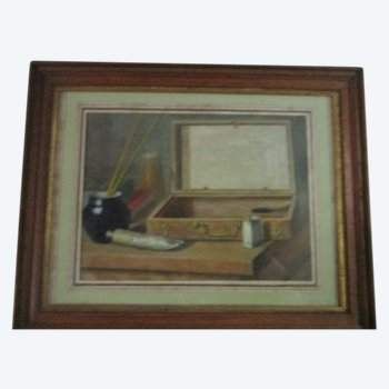 Scatole e materiali per pittori