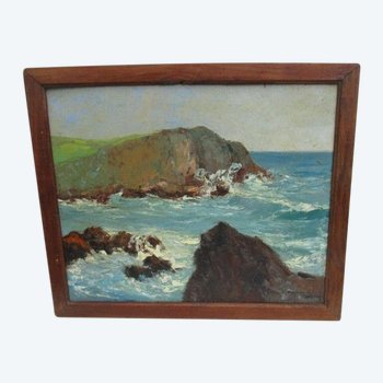 Waves on the rocks