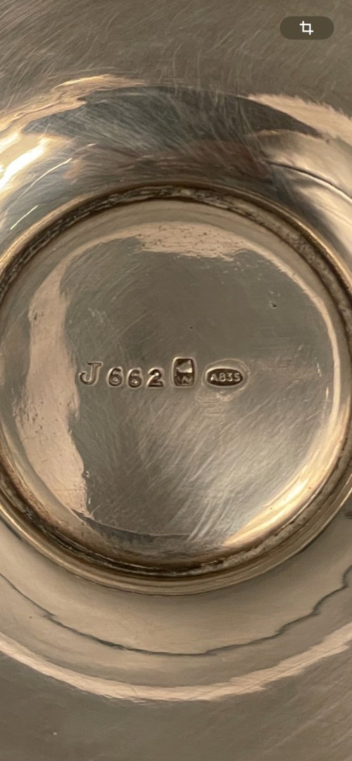 Cup On Foot Sterling Silver Goldsmith Wolfers