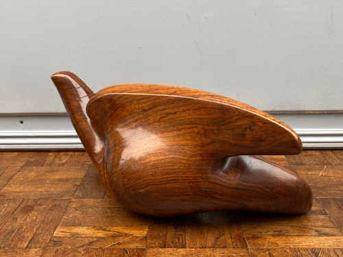 Sculpture en bois forme libre moderniste 1960