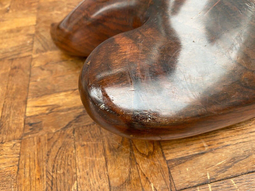 Sculpture en bois forme libre moderniste 1960