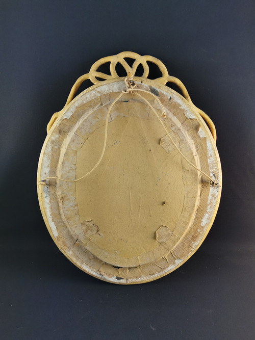 giovinetto, pastello in medaglione in stile Luigi XVI 