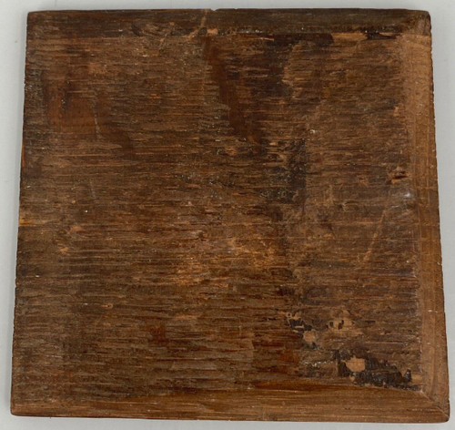 Pannello in legno del bevitore di taverna del XVII secolo Adriaen Brouwer in miniatura