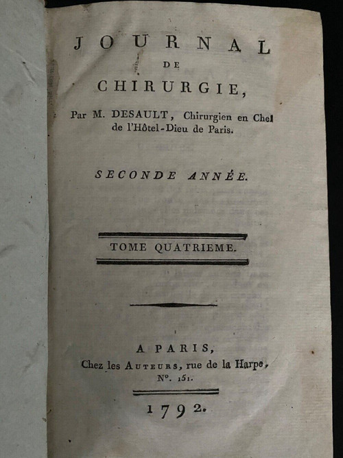 11 Bände medizinische Bücher Osteologie Chirurgie Chemie Nosographien 1790