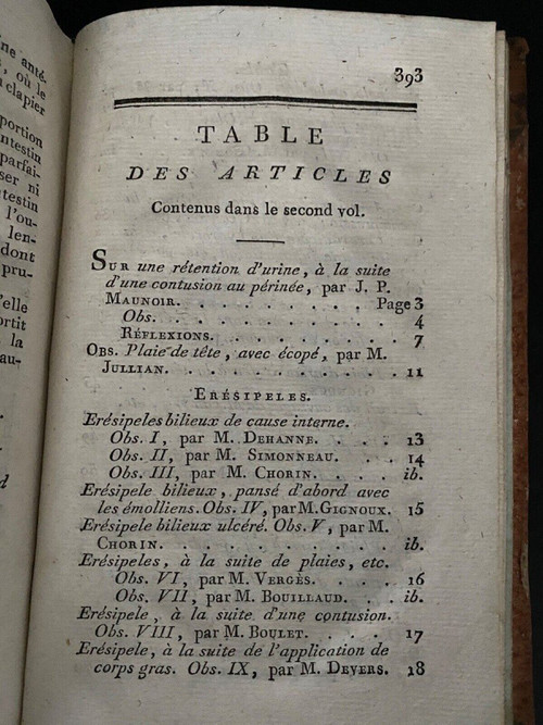 11 Bände medizinische Bücher Osteologie Chirurgie Chemie Nosographien 1790
