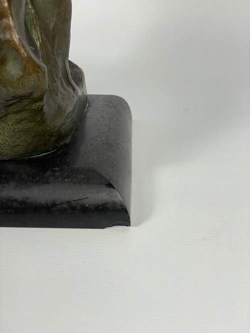 Art Deco sculpture "La Maternité" Ugo Cipriani