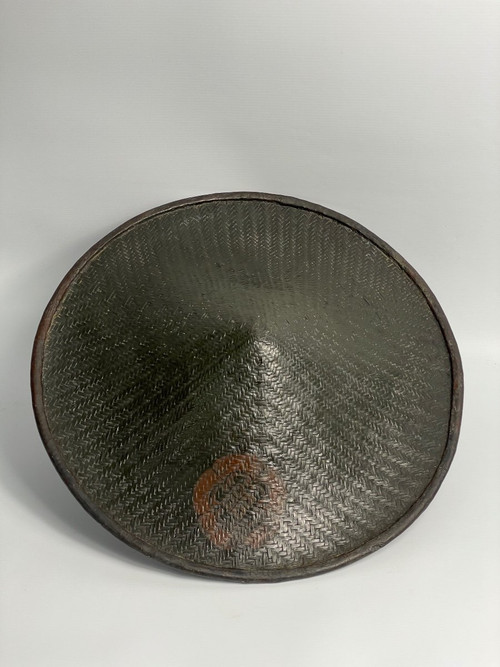 Chapeau De Samouraï Tissé Période Edo