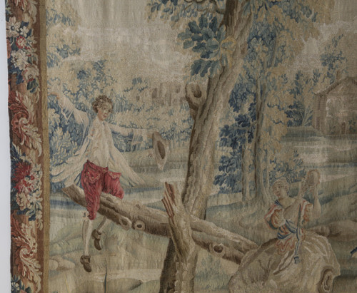 Aubusson Tapestry, Country Game, 18th Century