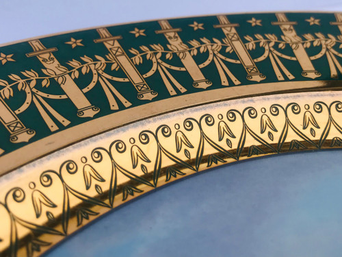 Reissued reproduction of a plate from the service of Emperor Napoleon I known as "from the general quarters"