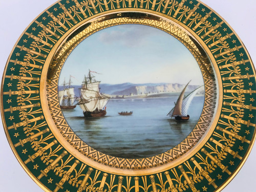 Reissued reproduction of a plate from the service of Emperor Napoleon I known as "from the general quarters"