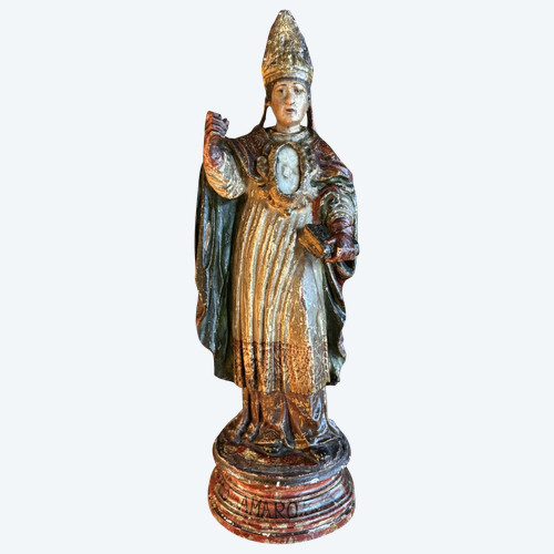 Statua Reliquiario Di San Mauro - XVIII Secolo