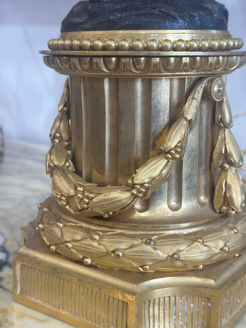 Une Importante Paire De Lampes En Bronze Doré circa 1880